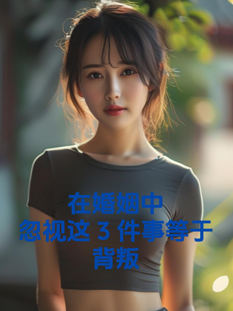 在婚姻中，忽视这3件事等于背叛