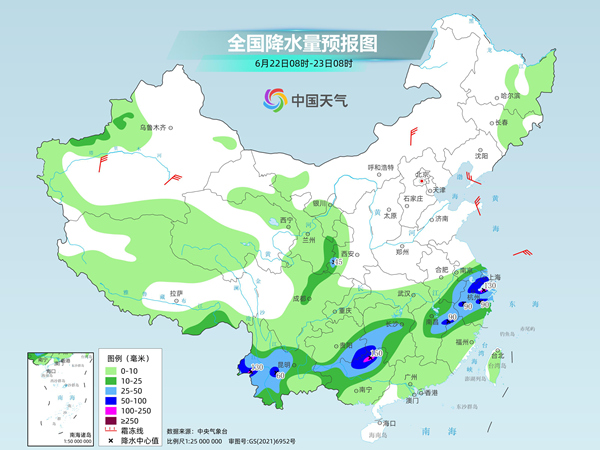 南方强降雨持续 夏至后南北方都将有高温天气