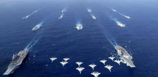 美为何对中国航母挺进西太保持沉默？他不沉默又能怎样呢？难道他要下场跟中国打一架吗