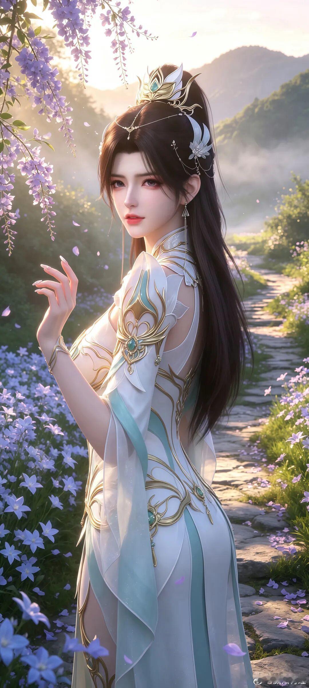 斗破苍穹-萧薰儿：细腻光影勾勒眉眼，超清画质尽显温婉风情次元新星计划国漫动漫