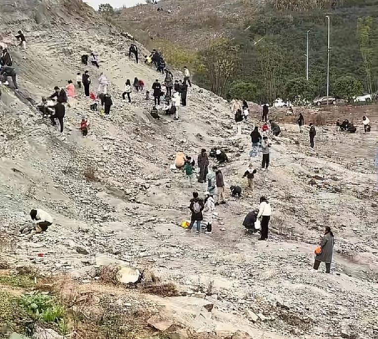 没想到在重庆中央公园附近还能挖出这个东西最近有人在中央公园附近的沙坑里面挖到了