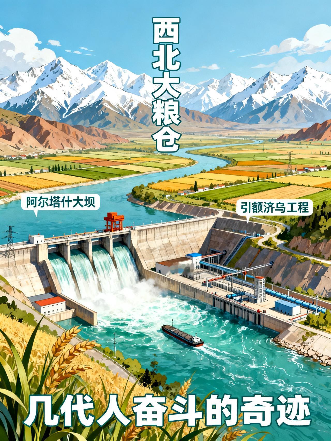 新疆如果不再缺水，大半个中国都不用种地了？有人说，中国最有潜力的超级大粮仓，既不