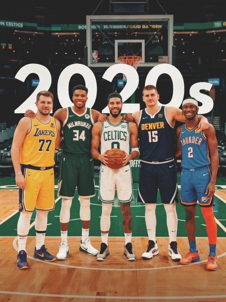 AI盘点NBA各年代代表性球员：詹杜库领衔10年代新生代东约字亚兔！科比Kob