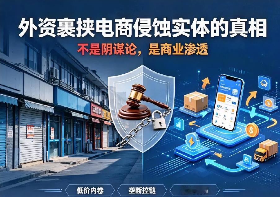 卢麒元曾一针见血指出：早年外资裹挟电商侵蚀实体经济的真相。外资拿着大把的钱投进