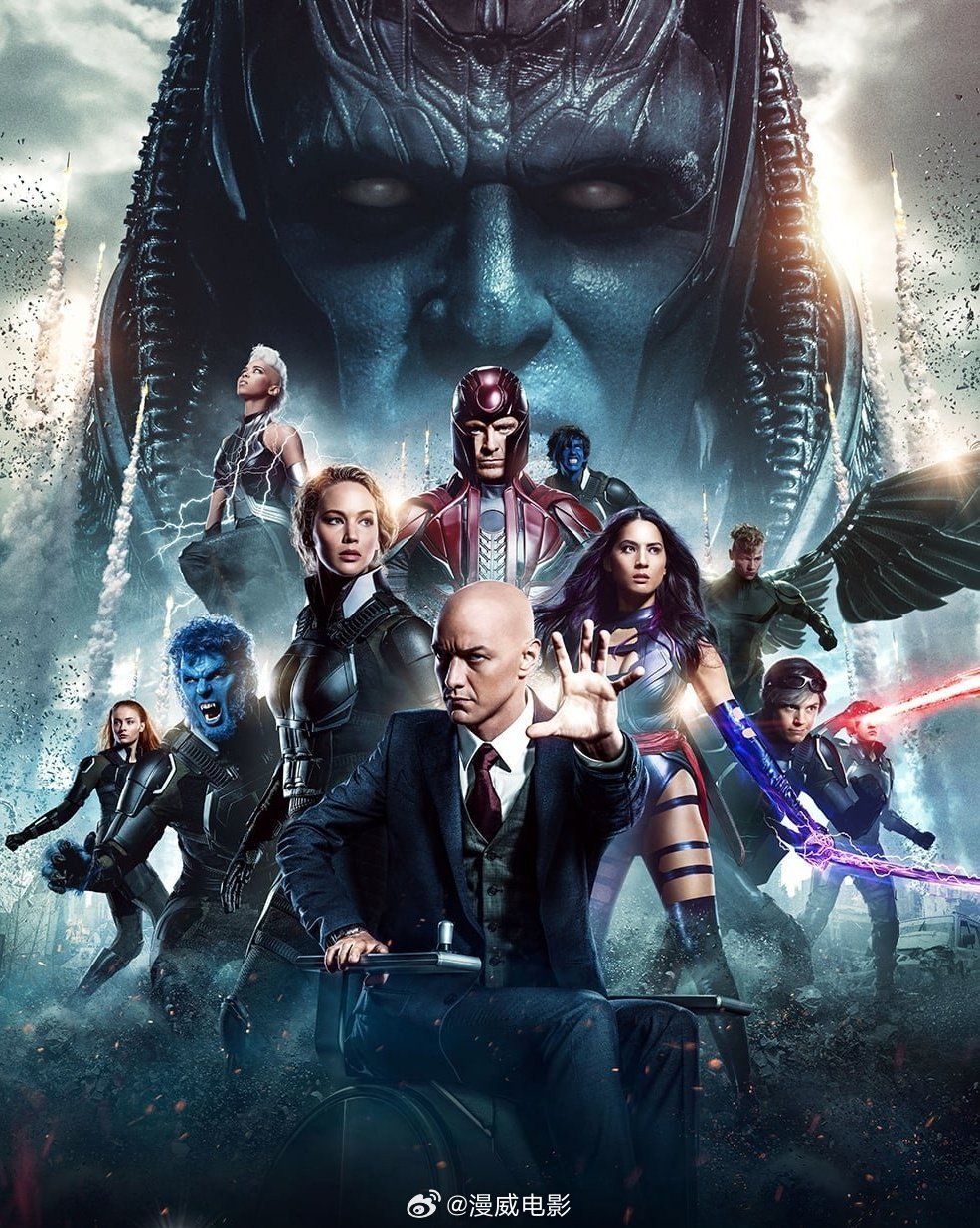 奥斯卡·伊萨克表示，他出演《X战警：天启》是为了有机会与迈克尔·法斯宾德、詹妮弗