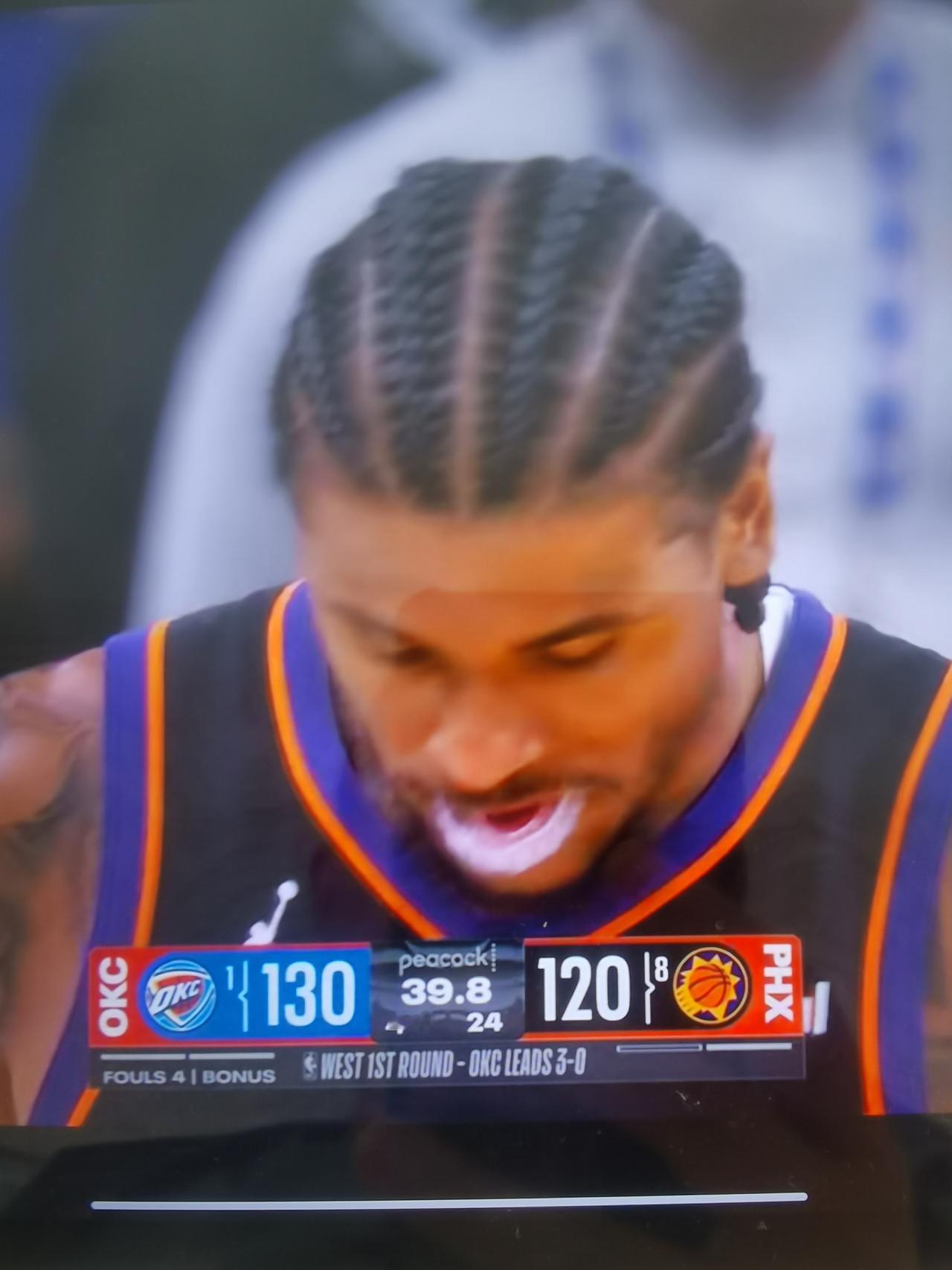 杰伦格林真进步了吗？西部季后赛首轮，太阳主场122-1