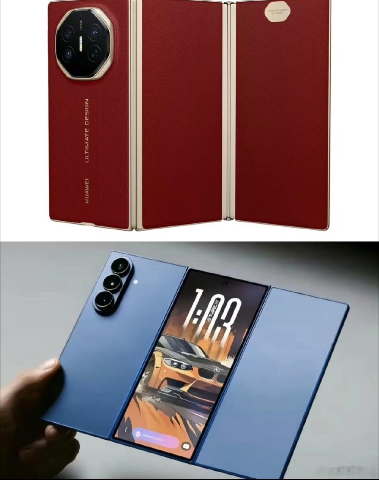 不太理解有人拿三星和华为三折叠做对比，说真的这两没有什么可比性，可以说都不是一个