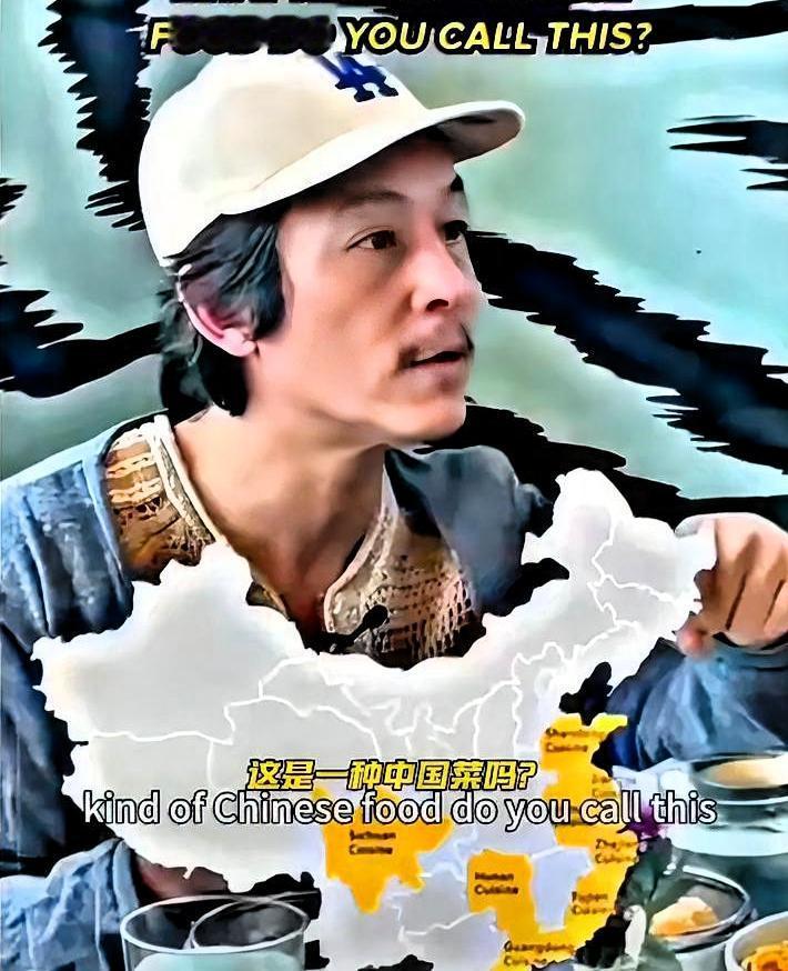 陈冠希在洛杉矶中餐馆接受采访，弹幕清一色：赵本山什么时候学会说英文了？镜头里