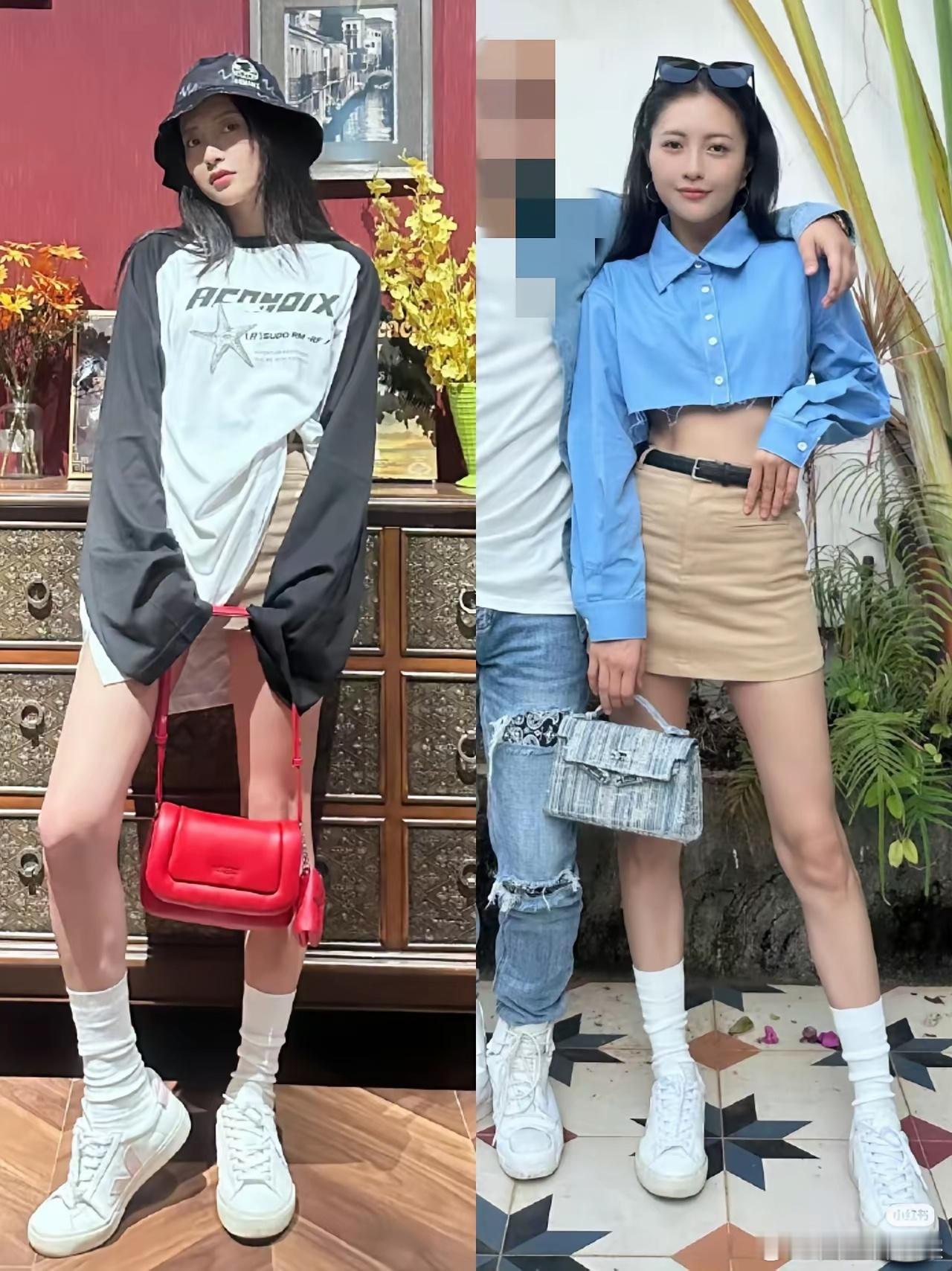 果然，还是老人眼光毒，我把红衣女和包文婧照片拿给奶奶看，问她：男人喜欢哪种身材。