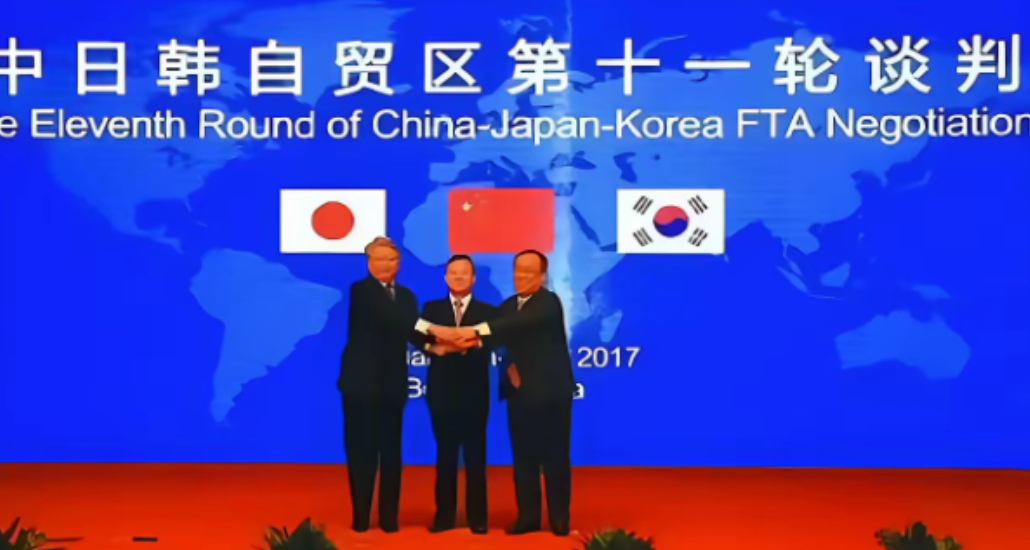 不会再有中日韩协定了，因为韩国日本和中国是逆差，意味着它们从中国赚不钱，日韩也就