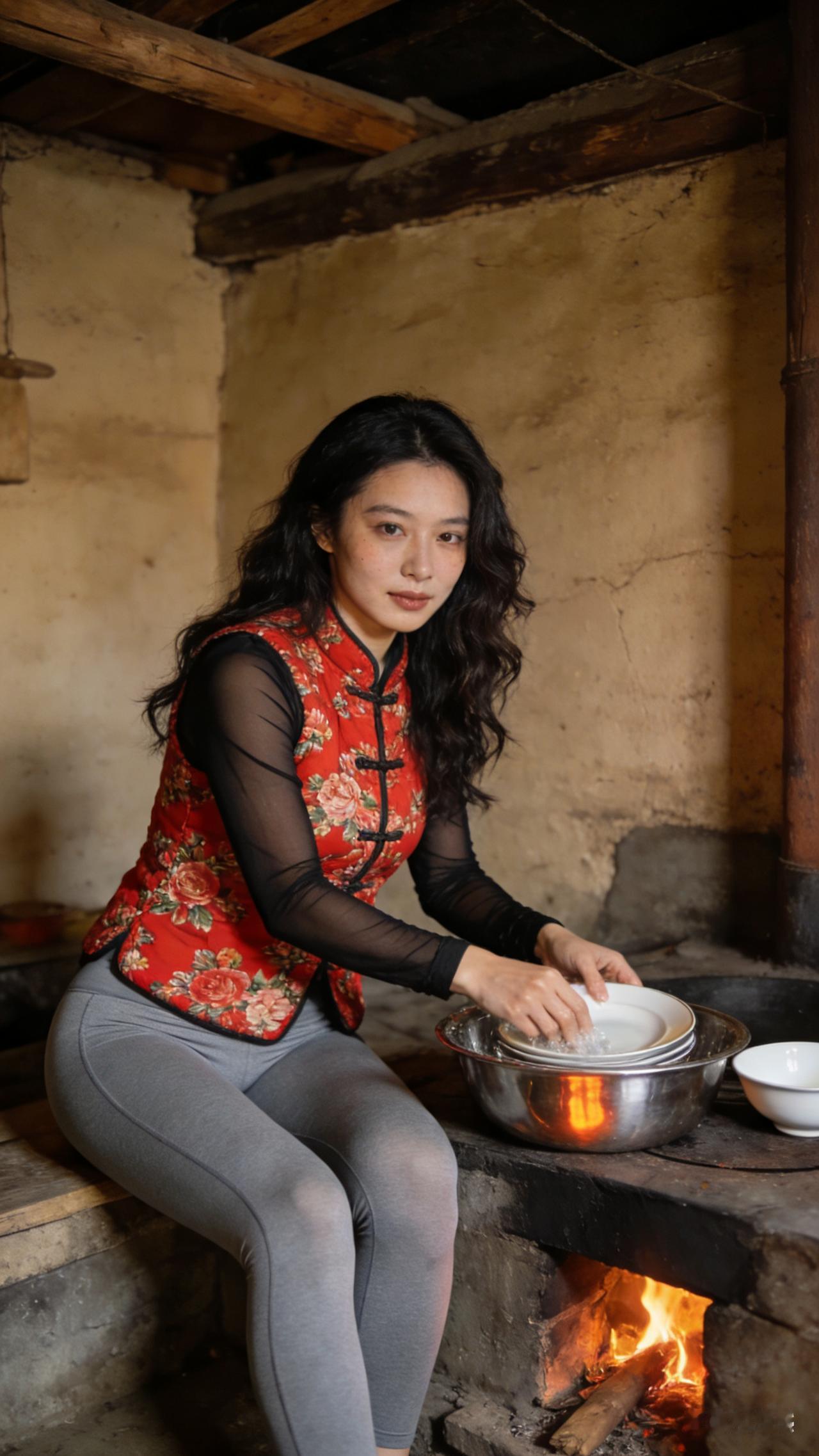 一眼沦陷的神级美图回家了吗？帮着家里的老人干活了吗？不会是一心都在相亲上吧？AI