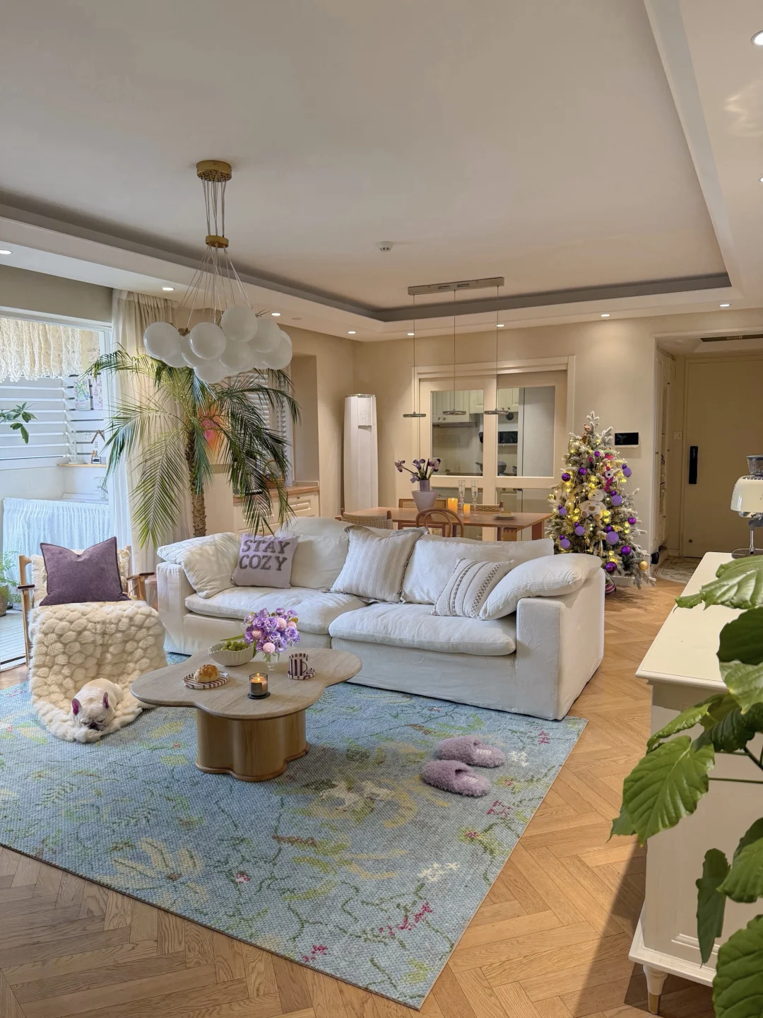 爆改精装房阳台，被这抹星黛紫治愈了！💜