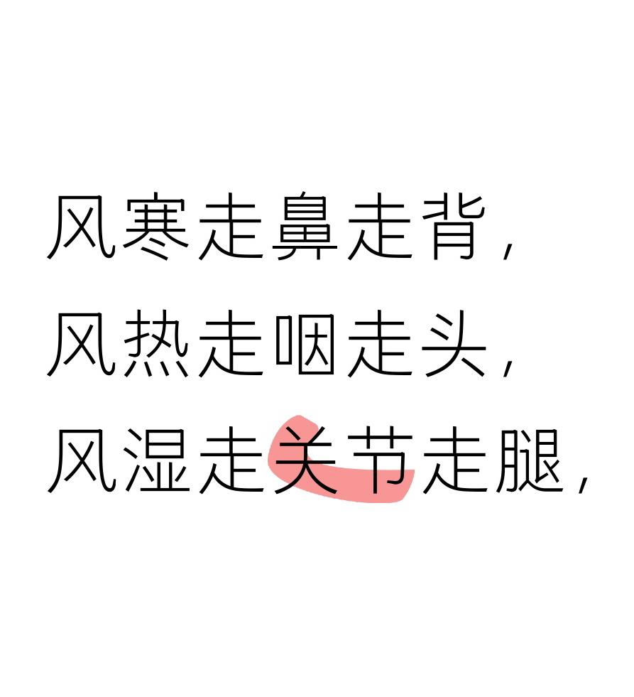 中医不传之秘：风寒走鼻走背，风热走咽走头，风湿走关节走腿，可用这9个中成药对证治