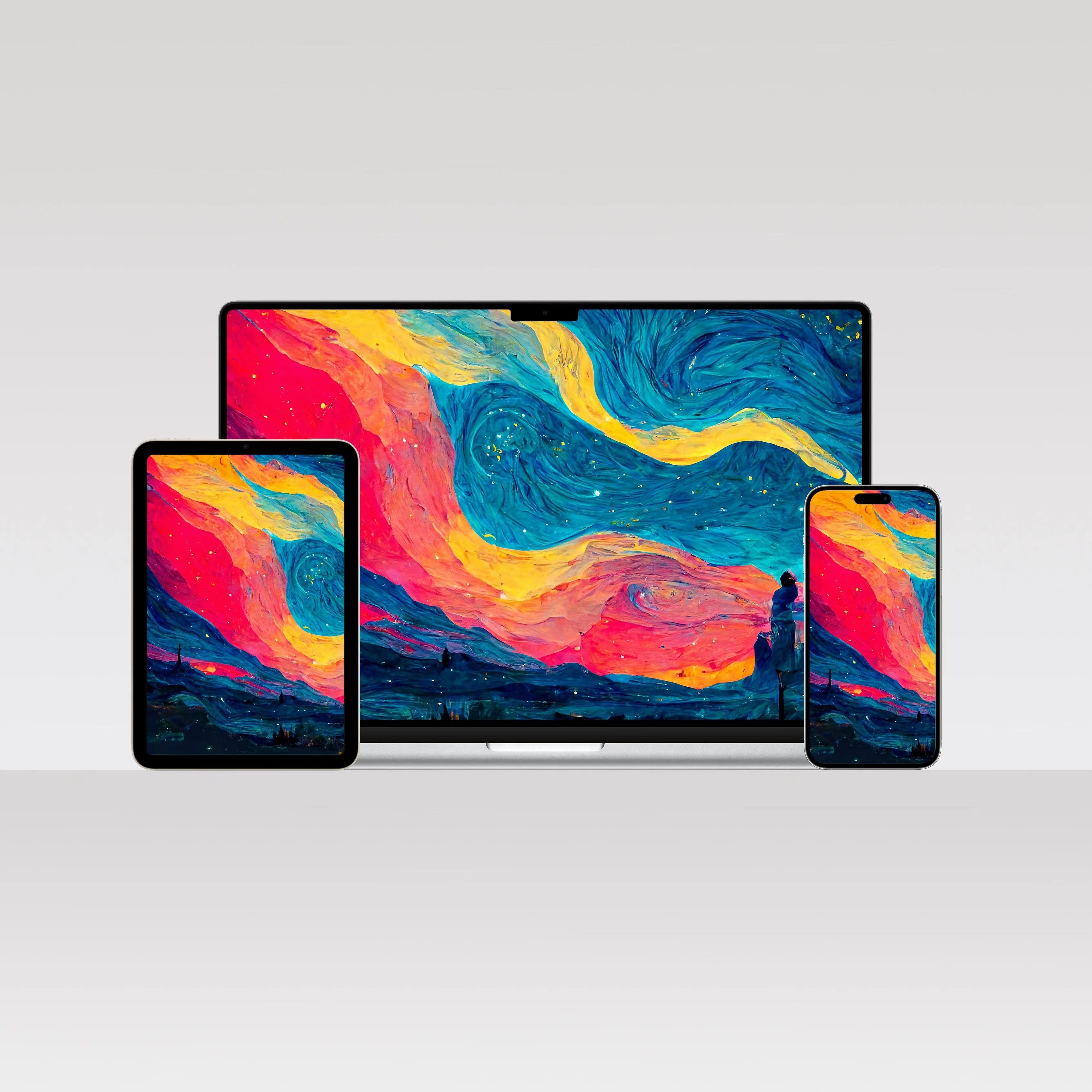 MacOS与梵高的艺术结合体twi.BaiscAppleGuy手机壁纸