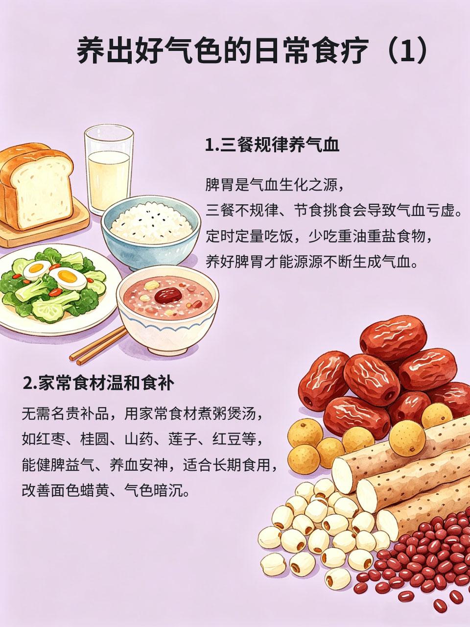 气血不足易疲惫？日常食疗养出好气色女性最常见的问题就是气血不足，经常浑身疲惫、