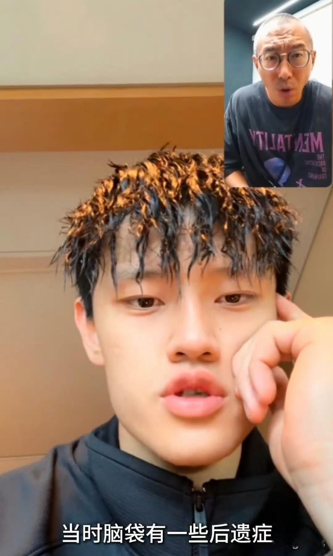 曾凡博谈自己的伤病：“很多人不知道，我除了腰伤，摔了后，当时脑袋也还有一些后