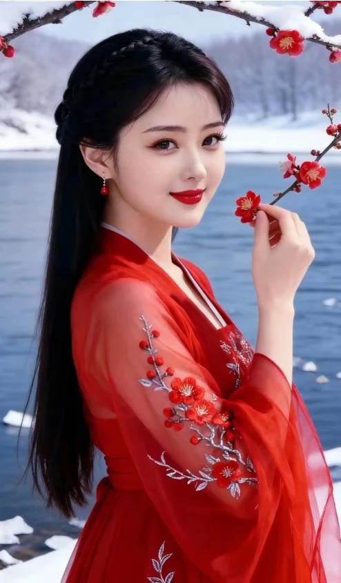 上联“莫随桃李争春色”，不禁让人想对下联。下联“疏影横斜盈暗香”，意境好美呀，
