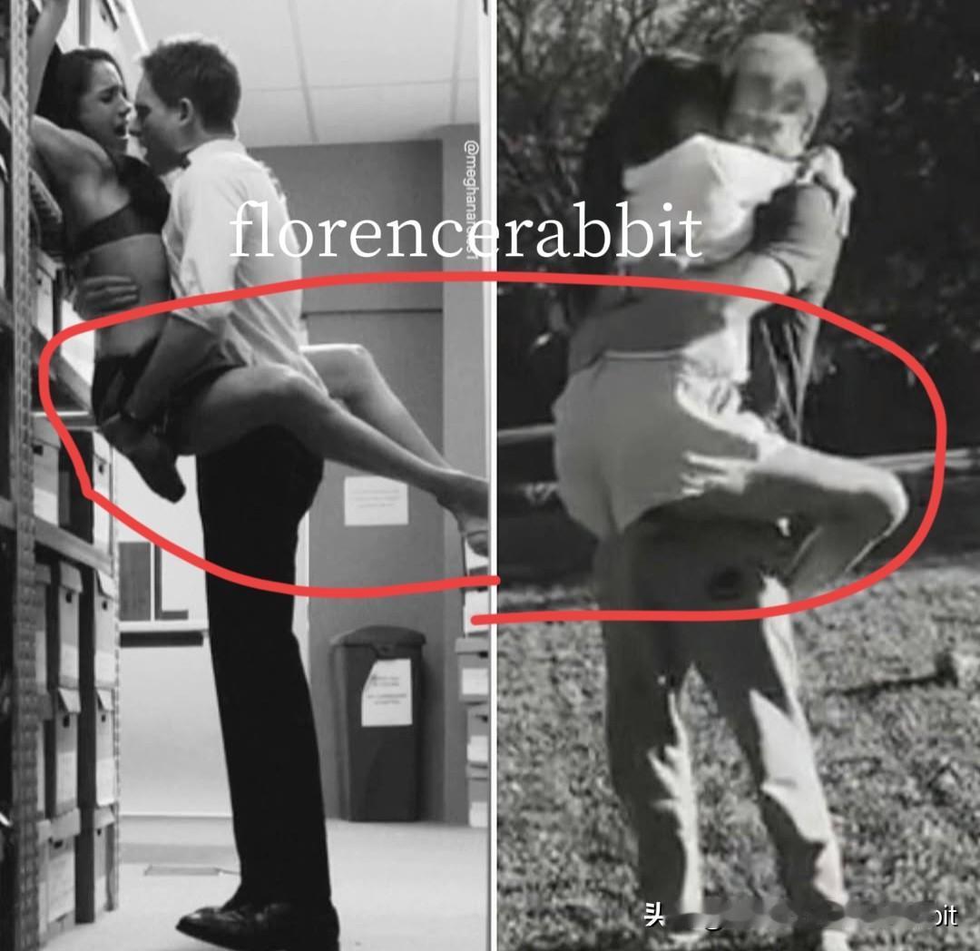 有些事从未改变📍这位中年妇女还在尝试演戏！她非常用力地与哈里王子营造亲密气氛