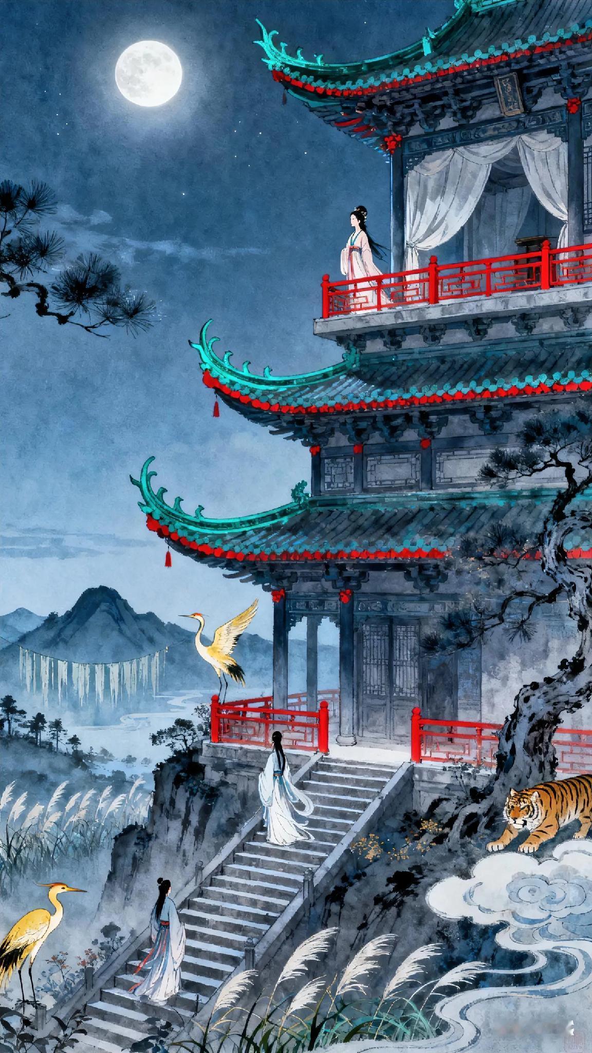 《翠楼吟》宋、姜夔。月冷龙沙，尘清虎落，今年汉酺初赐。新翻胡部曲，听毡幕元