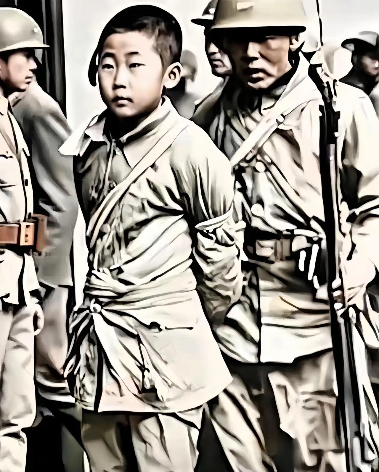 9岁烈士张全胜，在他生命的第九个年头就慷慨赴死走向刑场！山县的山坡上，九岁