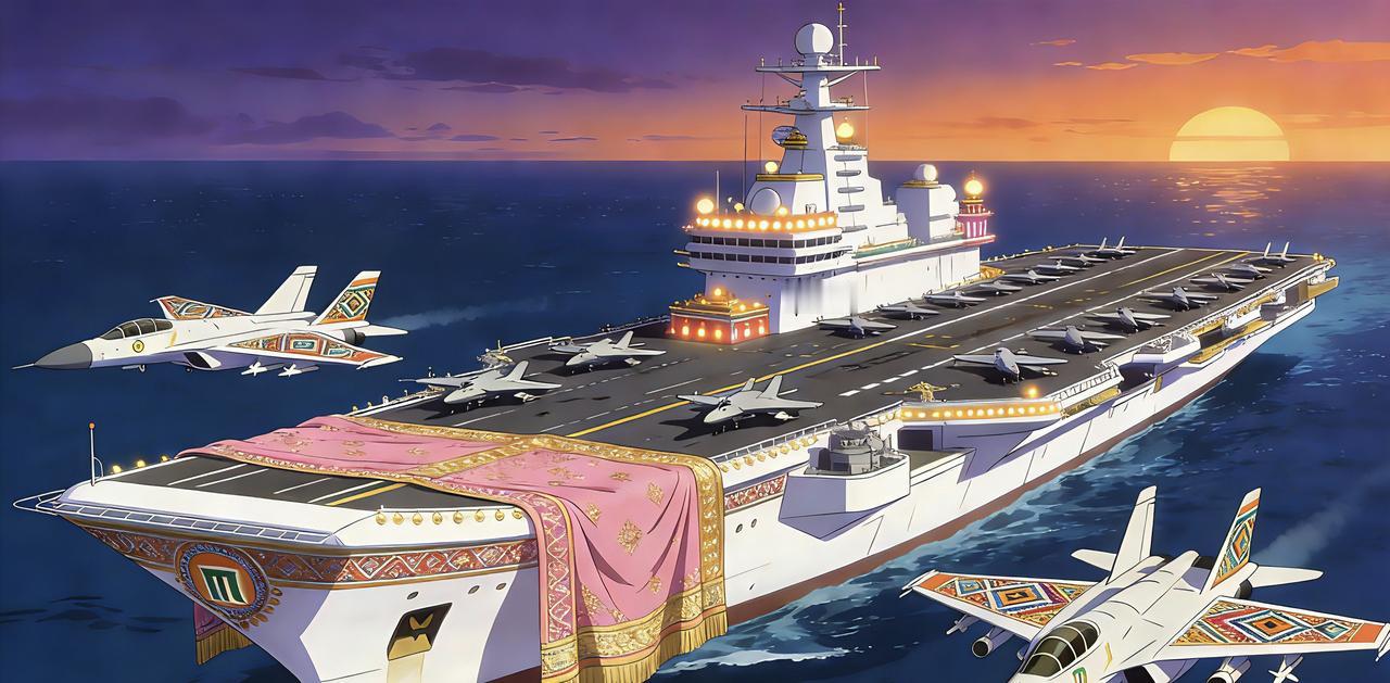 印:我宣布个事我要建造亚洲第一核动力航母战力要全方面超越阿中家“闽