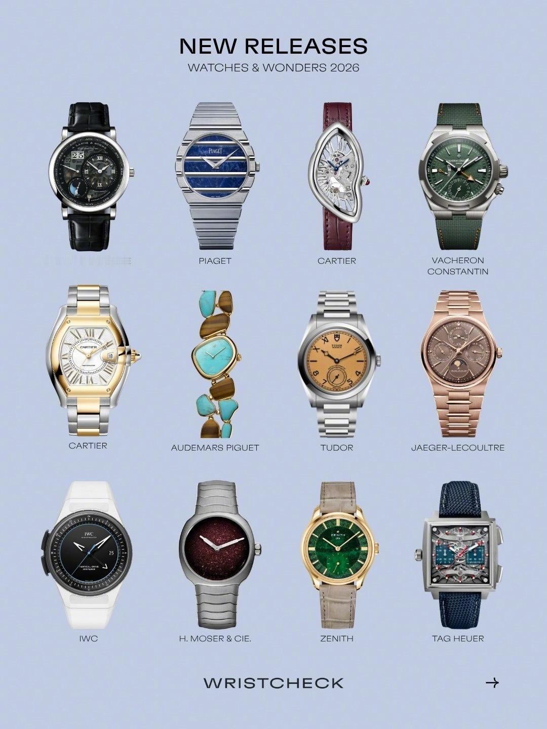 ⌚️2026年Watches&Wonders重磅新品指南：包括卡地亚