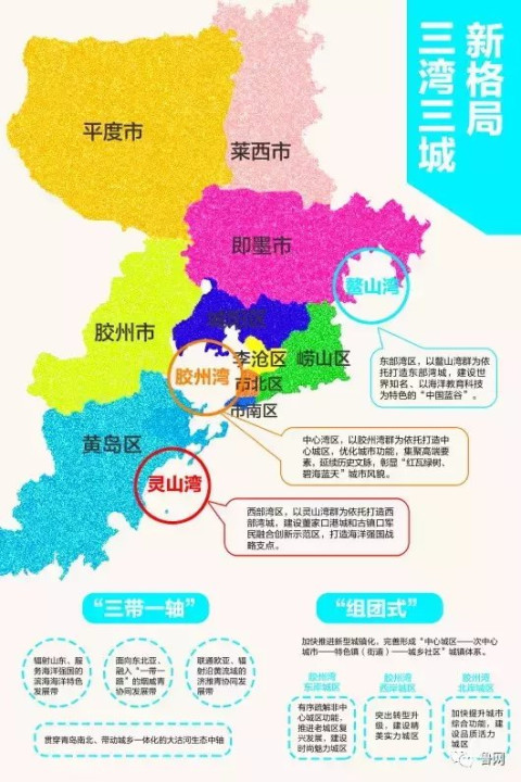 此次区划调整后,青岛市市区面积将在原来3293平方公里的基础上大幅