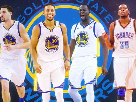 杜兰特加盟金州勇士，联手水花兄弟打造王朝传奇