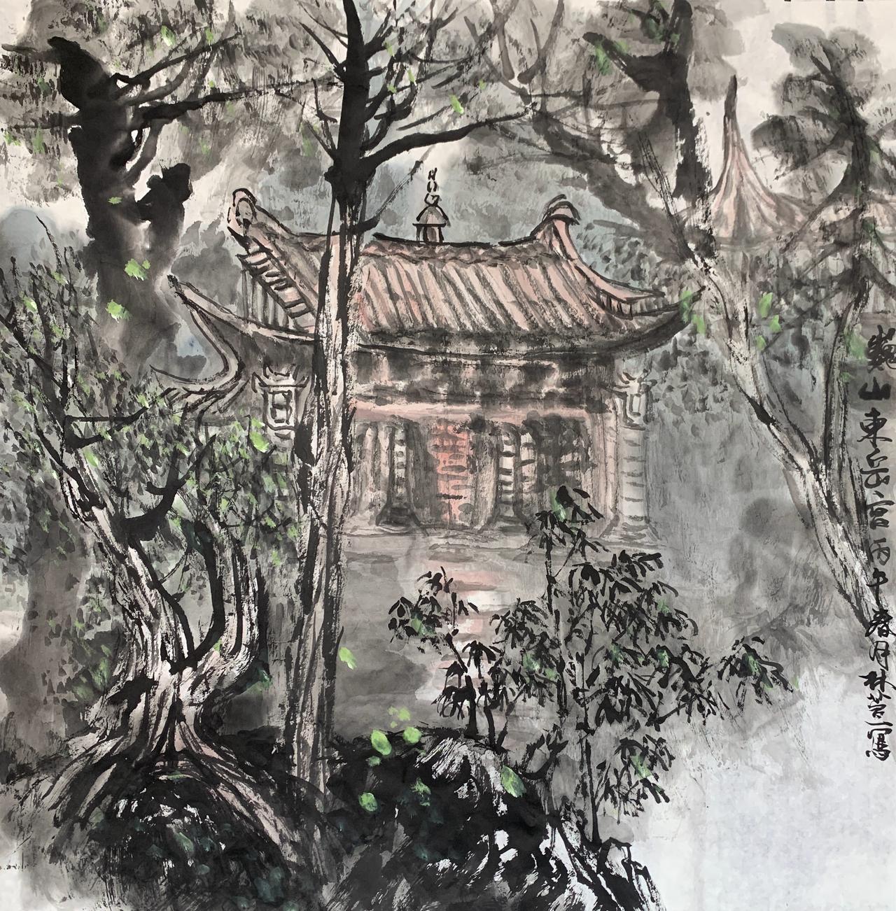 2026临摹年卡学习班学员习作选。为提升广大中国山水画爱好者的绘画水平，20