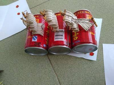 易拉罐做成的小船,动手能力很强的