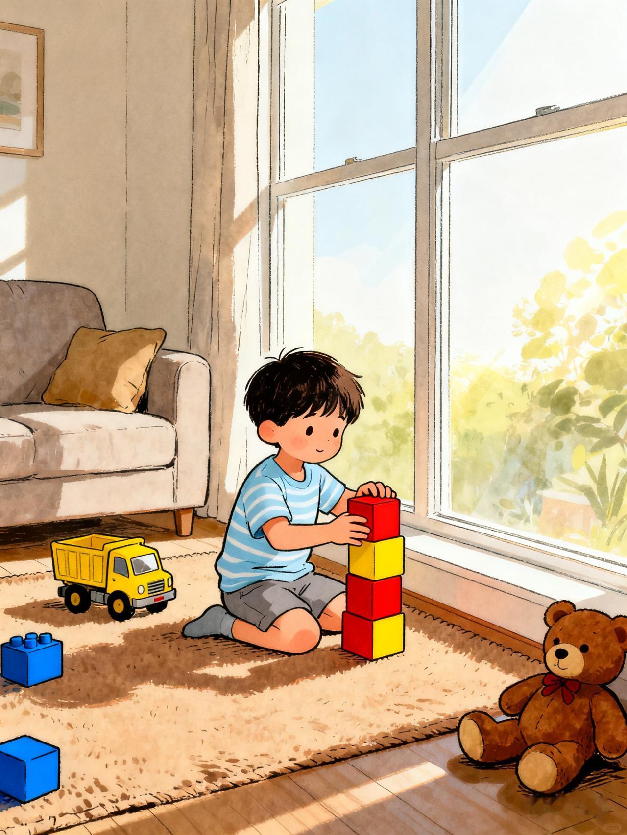 爸爸总是抱怨才5岁的孩子不跟自己亲近，指责是妈妈太过溺爱孩子的原因，妈妈只是无语