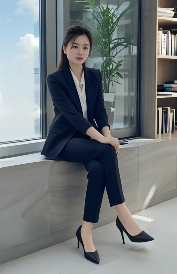 高跟鞋，职业装女神