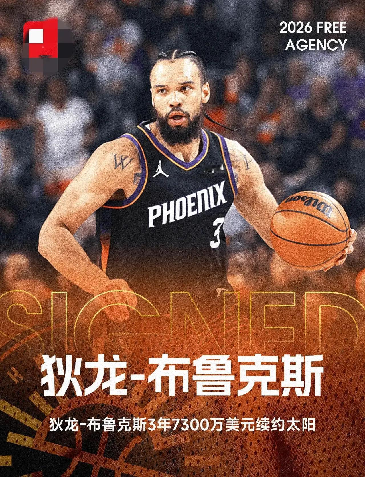 狄龙的经纪人不行啊，真的是太便宜了，太阳上赛季能进季后赛，狄龙一人占了7成功劳，