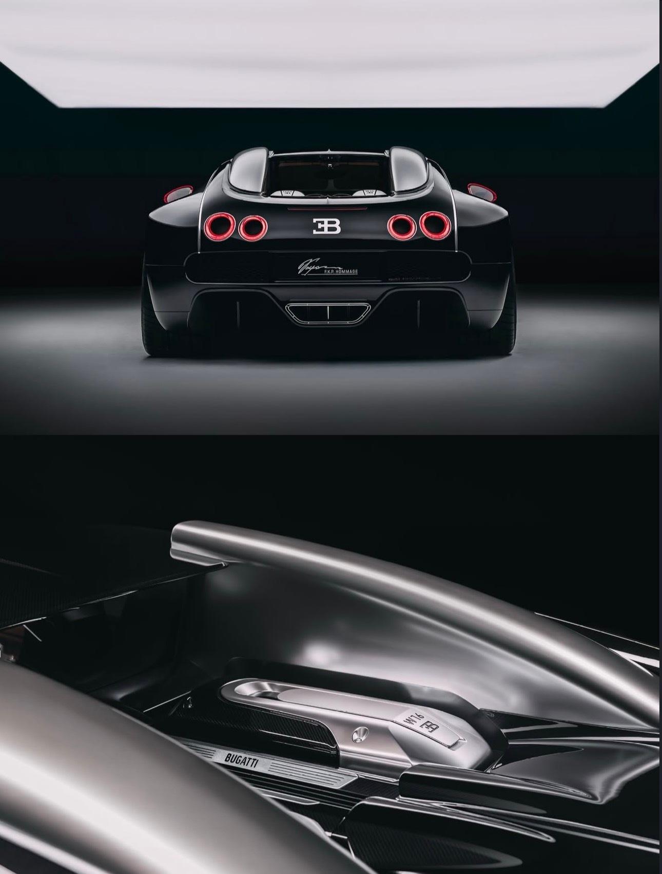 布加迪FKPHommage，基于Chiron的one-off车型，以终极进化的