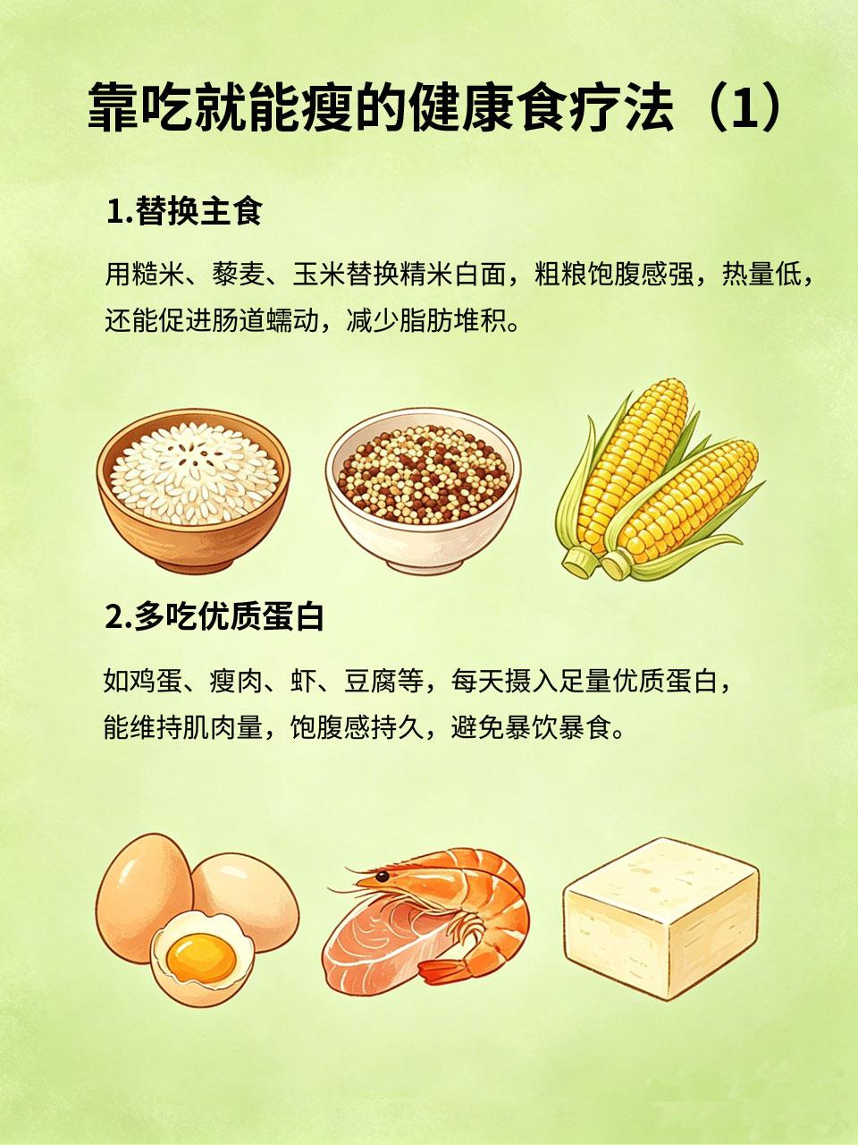 不用运动！靠吃就能瘦的健康食疗法很多人想瘦又不想运动🤷‍♀️，其实不用刻意节