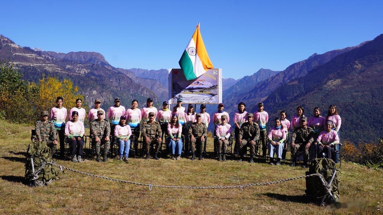 据印媒报道，近日印度占领军与印度登山基金会在达旺的孜米塘（Zemithang）