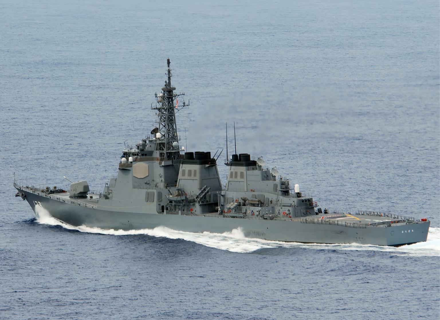 日本“金刚”级驱逐舰“金刚”级驱逐舰是日本研制的导弹驱逐舰，装备了“宙斯盾”系统