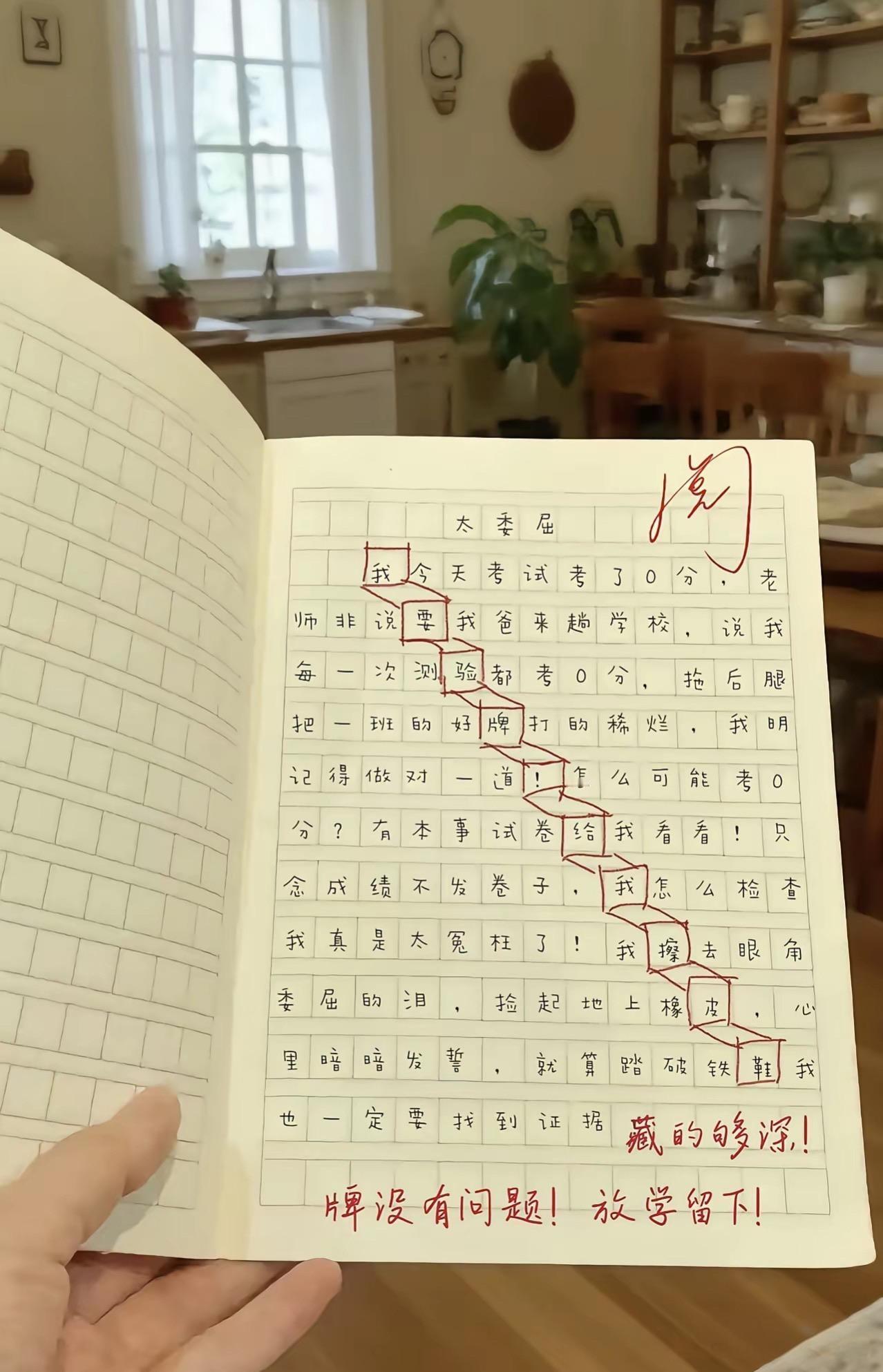 这孩子多少下点功夫