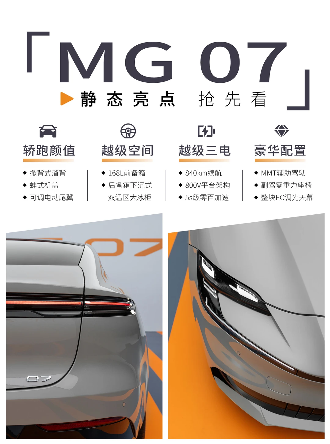 MG07 静态体验，1分钟了解实车亮点🚗