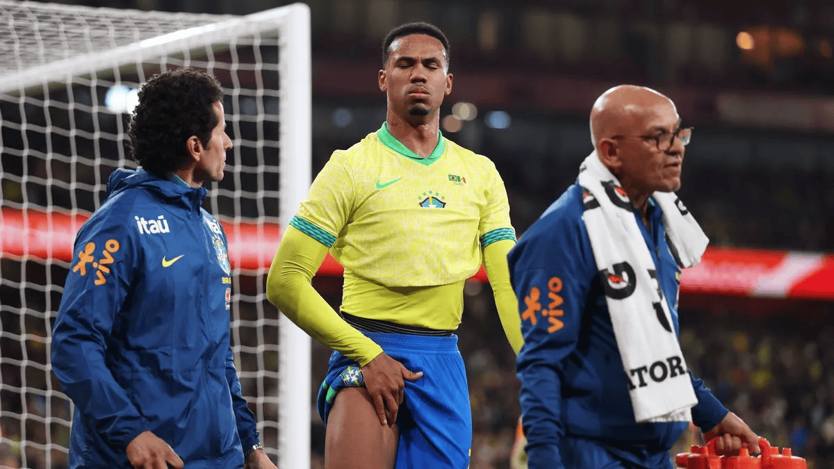 镜报: 加布里埃尔左腹股沟受伤, 为阿森纳队内第8位受伤球员