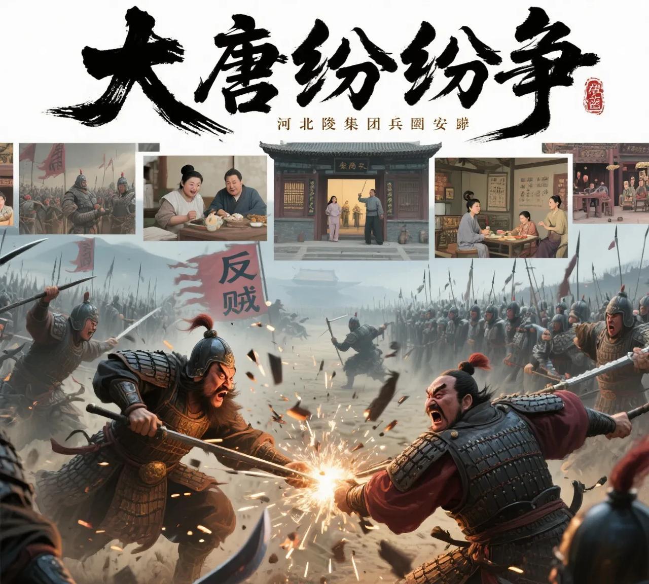 安禄山根本就不想造反，其实是关陇集团对中央集团不满，双方都认为自己是官军。唐天宝