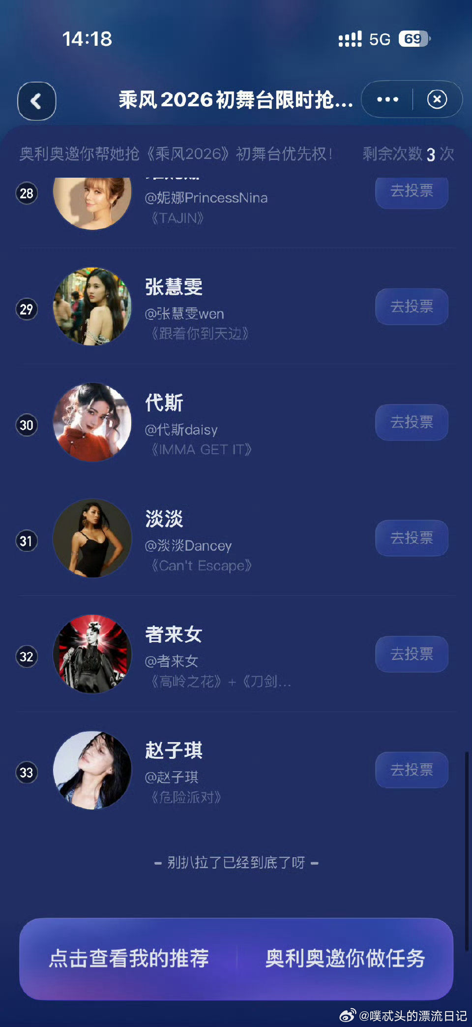 乘风2026投票排名乘风2026新一期《乘风2026》太让人期待！陶昕然、范玮