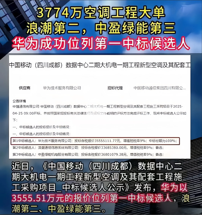 很多人刚看到新闻都乐了。有谁能想到，华为最近斩获的大项目，竟是中国移动的