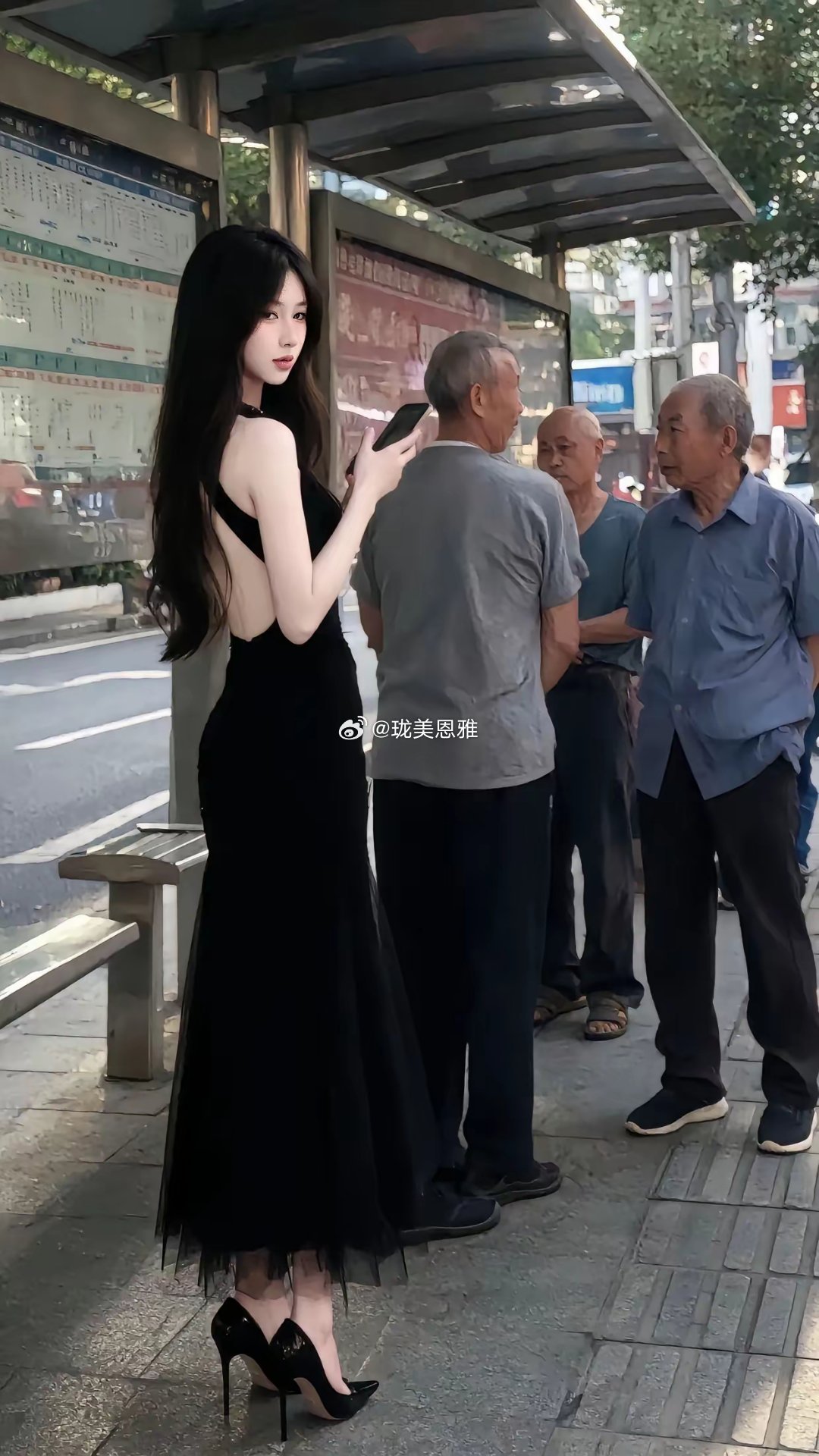 旁边的大爷，愣是没看一眼！