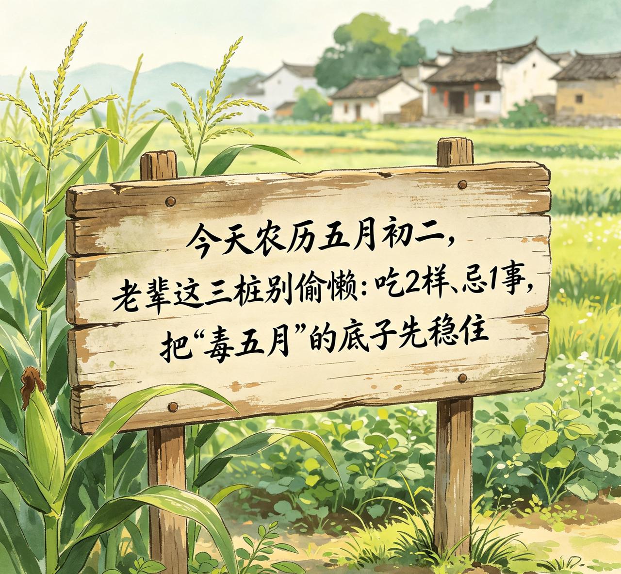 【今天6月16日，农历五月初二｜芒种收尾、夏至逼近，老辈留的三句话：今天别破土、
