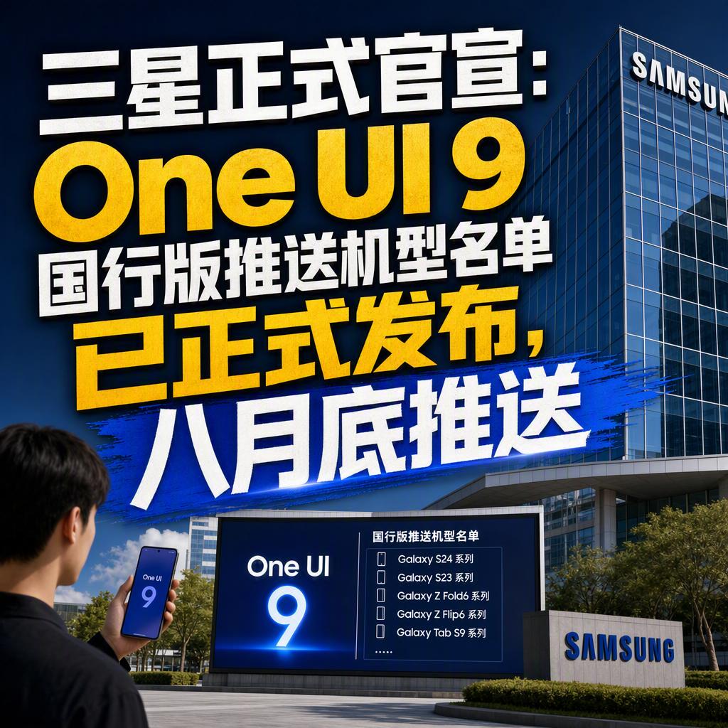 OneUI9国行版真的要来了！三星在系统更新这件事上，向来被吐槽“国行慢半