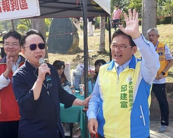 不服民进党征召陈素月选彰化邱建富已请示妈祖撂话“脱党选”民进党选对会今（2