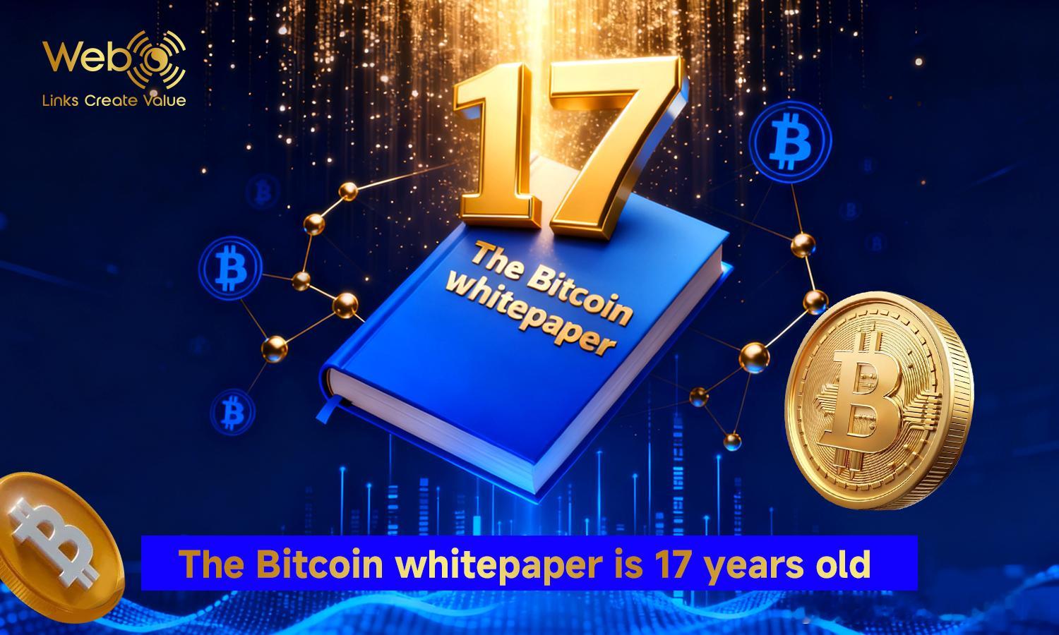 🎉比特币白皮书发布17周年纪念｜去中心化商业的起点🗓️2008年