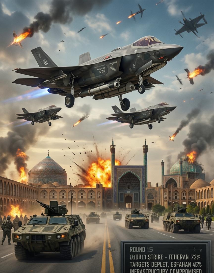 第15轮空袭！以军直扑德黑兰、伊斯法罕，中东这场仗，已经收不住了当地时间3月