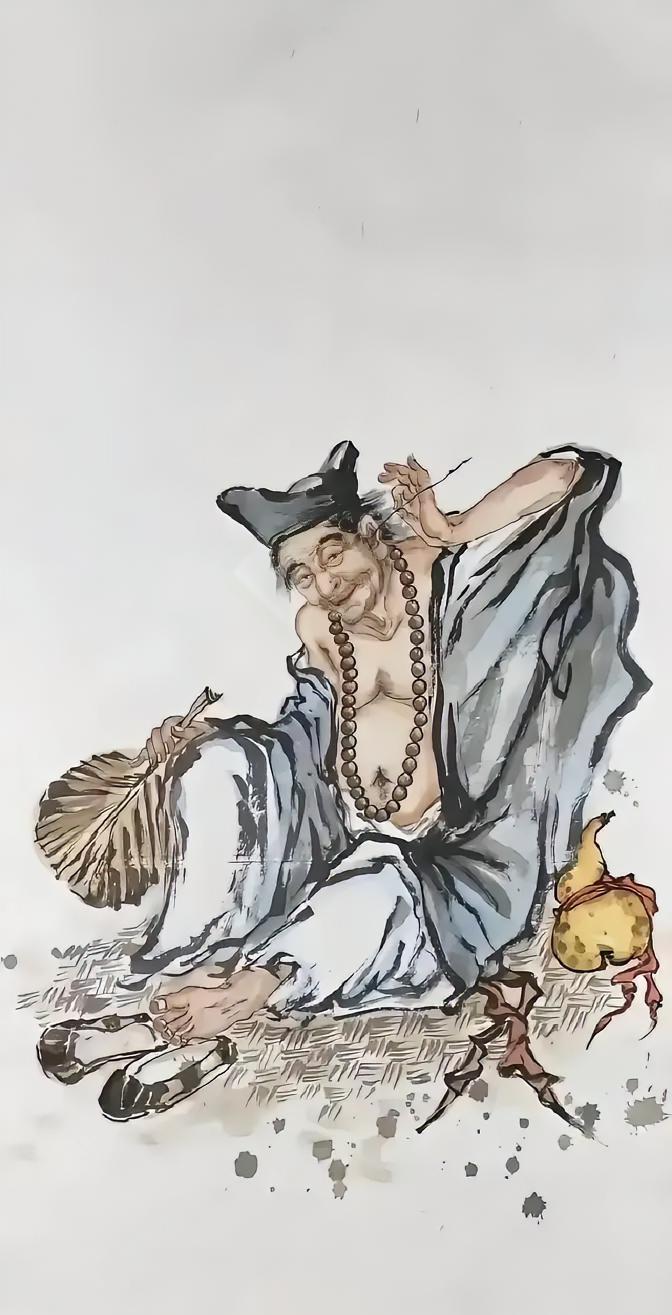 济公在灵隐寺疯疯癫癫过了一百年，临圆寂前，方丈忍不住问他：你到底为什么装疯？